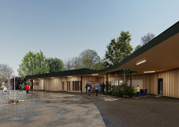 Un nouveau projet de restaurant scolaire pour ATELIER 970 dans le Calvados