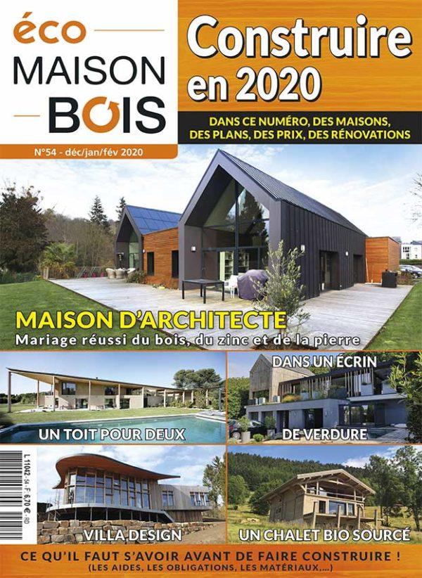 Maison à énergie positive de Pavilly a les honneurs du magazine Eco Maison Bois n°54