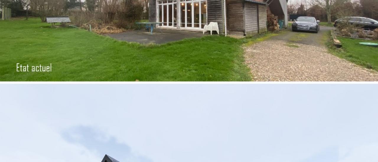 Réhabilitation et relookage d'une habitation à Saint-Gilles-de-Crétot  (76)