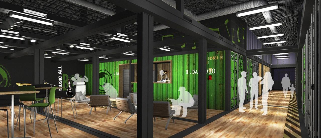MUSIC ALL BOX - des containers pour des studios d'enregistrement