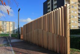 Passerelle piétons et cycles  dans le Quartier Rétimare à Yvetot (76)