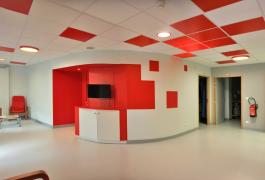 Pixels colorés pour un service d'Hospitalisation de jour (Bois Guillaume - 76)