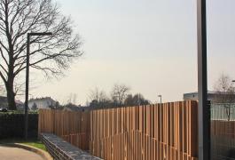 Passerelle piétons et cycles  dans le Quartier Rétimare à Yvetot (76)