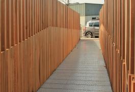 Passerelle piétons et cycles  dans le Quartier Rétimare à Yvetot (76)