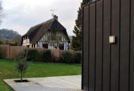 Maison en double-nef ossature bois à énergie positive à Pavilly (76)