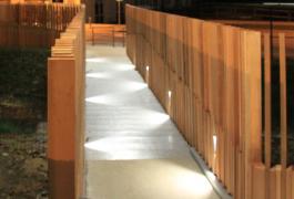 Passerelle piétons et cycles  dans le Quartier Rétimare à Yvetot (76)