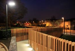 Passerelle piétons et cycles  dans le Quartier Rétimare à Yvetot (76)
