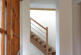 Agrandissement pour une liaison verticale de zinc et de bois  à Yvetot (76)