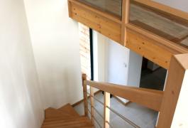 Agrandissement pour une liaison verticale de zinc et de bois  à Yvetot (76)