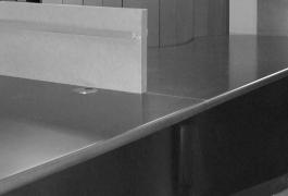 Ensemble de meubles sur mesure pour espace administratif en open-space