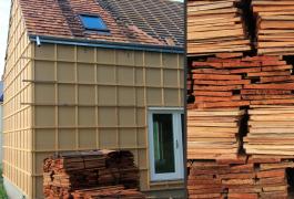 Bureaux passifs  en bardage bois brulé au cœur du Pays de Caux (76)