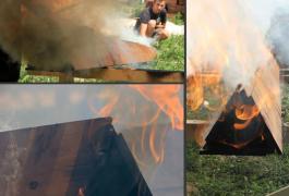 Bureaux passifs  en bardage bois brulé au cœur du Pays de Caux (76)