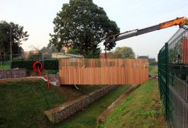 Passerelle piétons et cycles  dans le Quartier Rétimare à Yvetot (76)