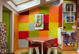 Métamorphose d'un ancien garage transformé en salon & création d'un mobilier sur mesure(76)