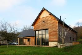 Maison bois entre tradition et modernité en Pays d'Auge (14)