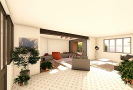 Agrandissement et ré-aménagement intérieur d'un pavillon (76)