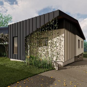 Agrandissement d'une maison des années 60/70 à Bois-Guillaume (76) Agrandissement d'une maison des années 60/70 à Bois-Guillaume (76)