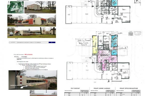 Pré-Programmation & faisabilité pour la requalification de la zone restauration de l’IME La Garenne à Saint Germain du Corbeis (61)