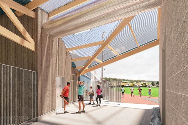 Nouveaux vestiaires du stade Pacy-Ménilles & réhabilitation du gymnase Sylvie Lehongre (27)