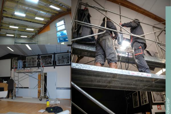 Rénovation intérieure partielle et mise en conformité d’une salle polyvalente à Sainte-Marie-des-Champs (76)