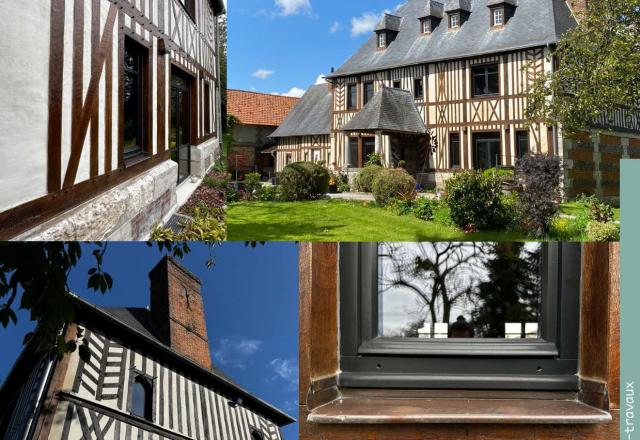 Rénovation/remplacement de façades en colombages et divers travaux de reprises à Roumare (76)