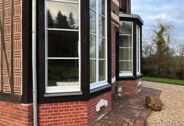 La Houppelière -  Rénovation de 2 façades et d’un salon à Fontaine-en-Bray (76)