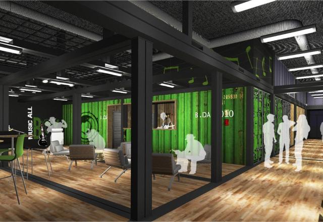 MUSIC ALL BOX - des containers pour des studios d'enregistrement