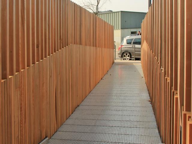 Passerelle piétons et cycles  dans le Quartier Rétimare à Yvetot (76)