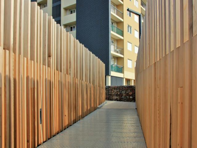 Passerelle piétons et cycles  dans le Quartier Rétimare à Yvetot (76)