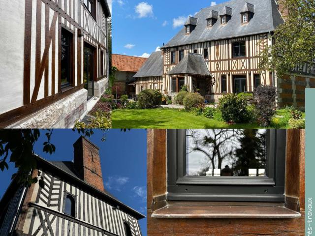 Rénovation/remplacement de façades en colombages et divers travaux de reprises à Roumare (76)