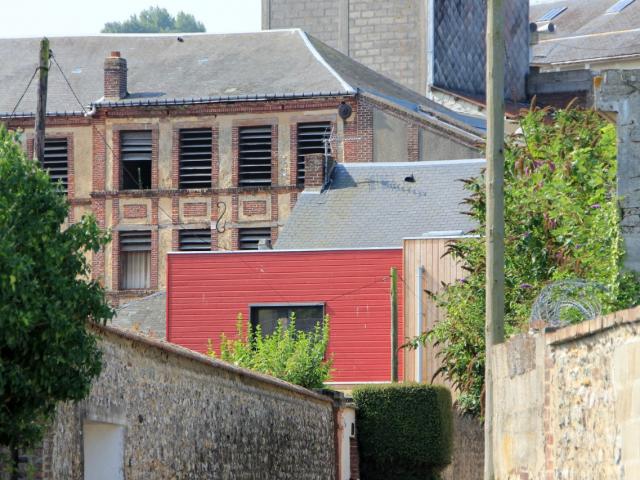 Bois rouge pour un agrandissement d'une maison fécampoise (76)