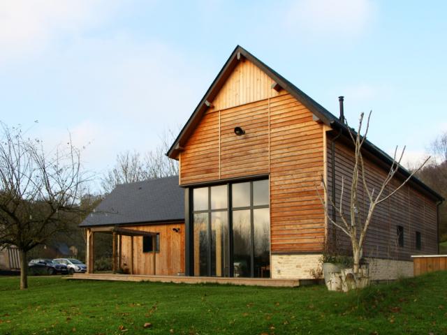 Maison bois entre tradition et modernité en Pays d'Auge (14)