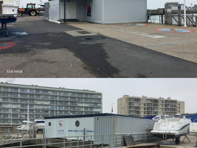 Station SNSM Le Havre : construction modulaire pour les sauveteurs en mer (76)