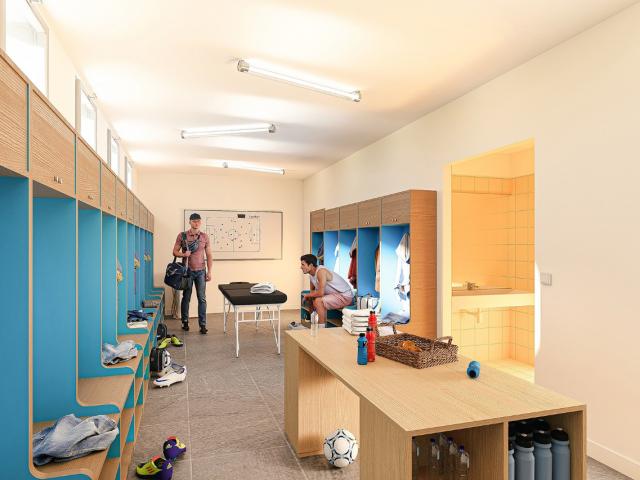 Nouveaux vestiaires du stade Pacy-Ménilles & réhabilitation du gymnase Sylvie Lehongre (27)